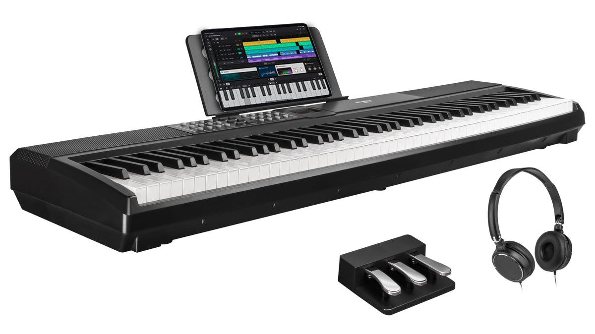 88 Keys Weighted Hammer-Action Digital Piano with Sustain Pedal Q867