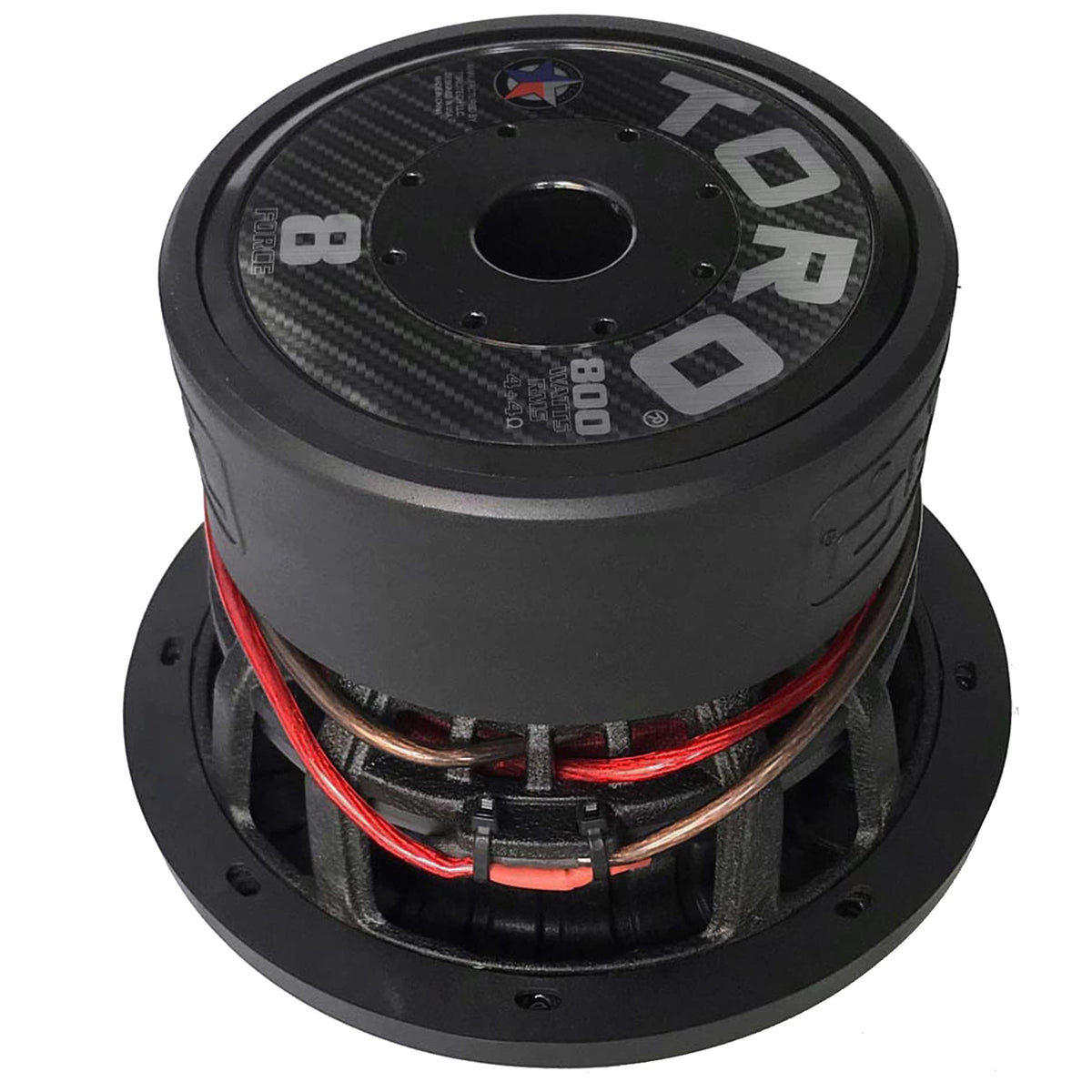8" Car Subwoofer 800W RMS Dual 4Ω 2.5" Voice Coil A528