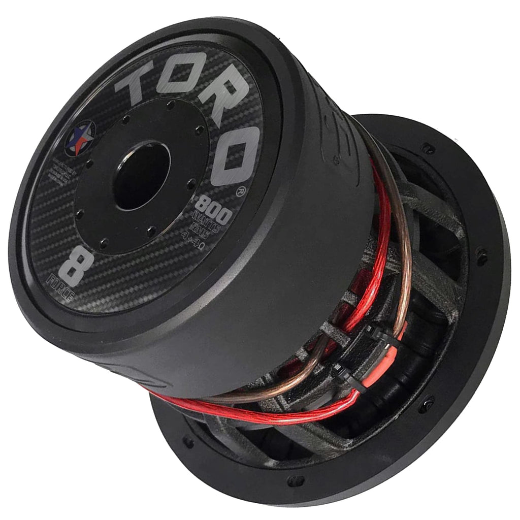 8" Car Subwoofer 800W RMS Dual 4Ω 2.5" Voice Coil A528