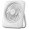 Portable Rechargeable Desk Fan 4000mAh 4-Speed 6.5 Inch White F288710