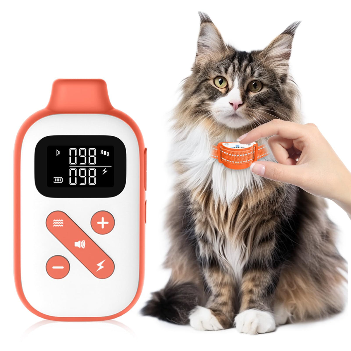 Lightweight Waterproof Cat Training Collar with Remote A469686
