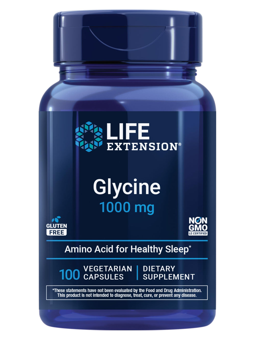 Glycine 1000 mg 100 Capsules G72230