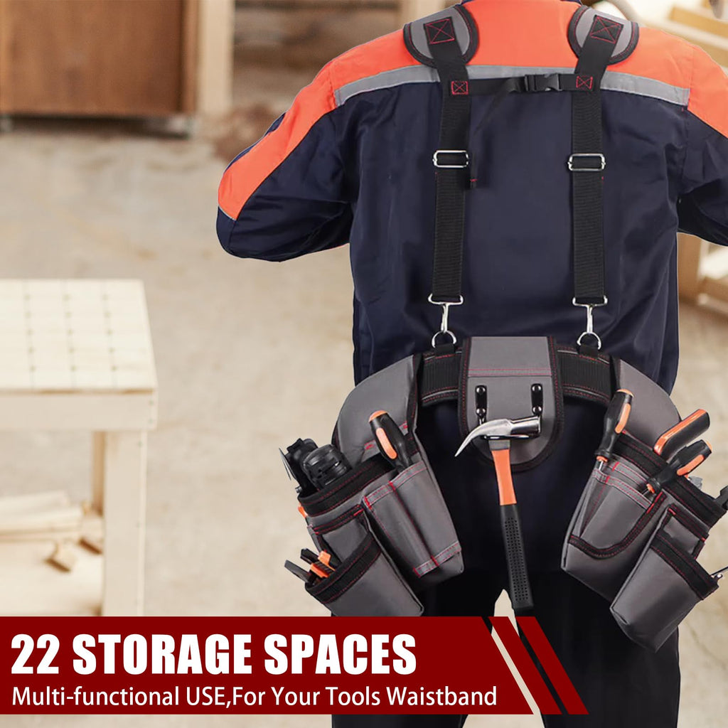 Heavy Duty 22 Pockets Adjustable Tool Belt X385586