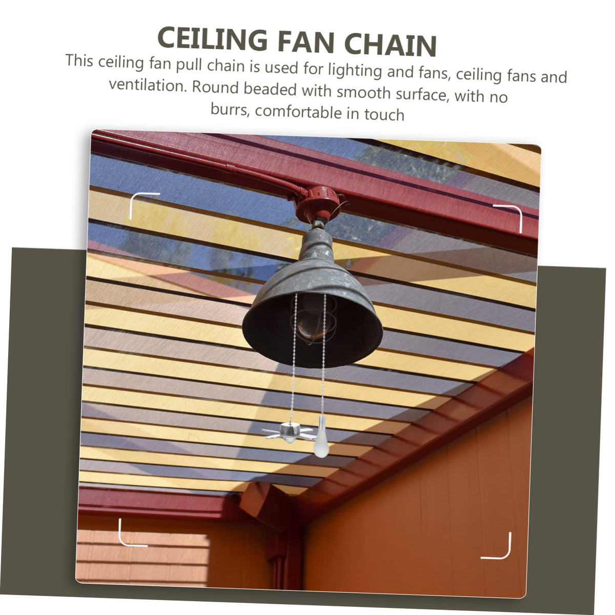 Ceiling Fan Pull Chain Extension 2Pcs V49571