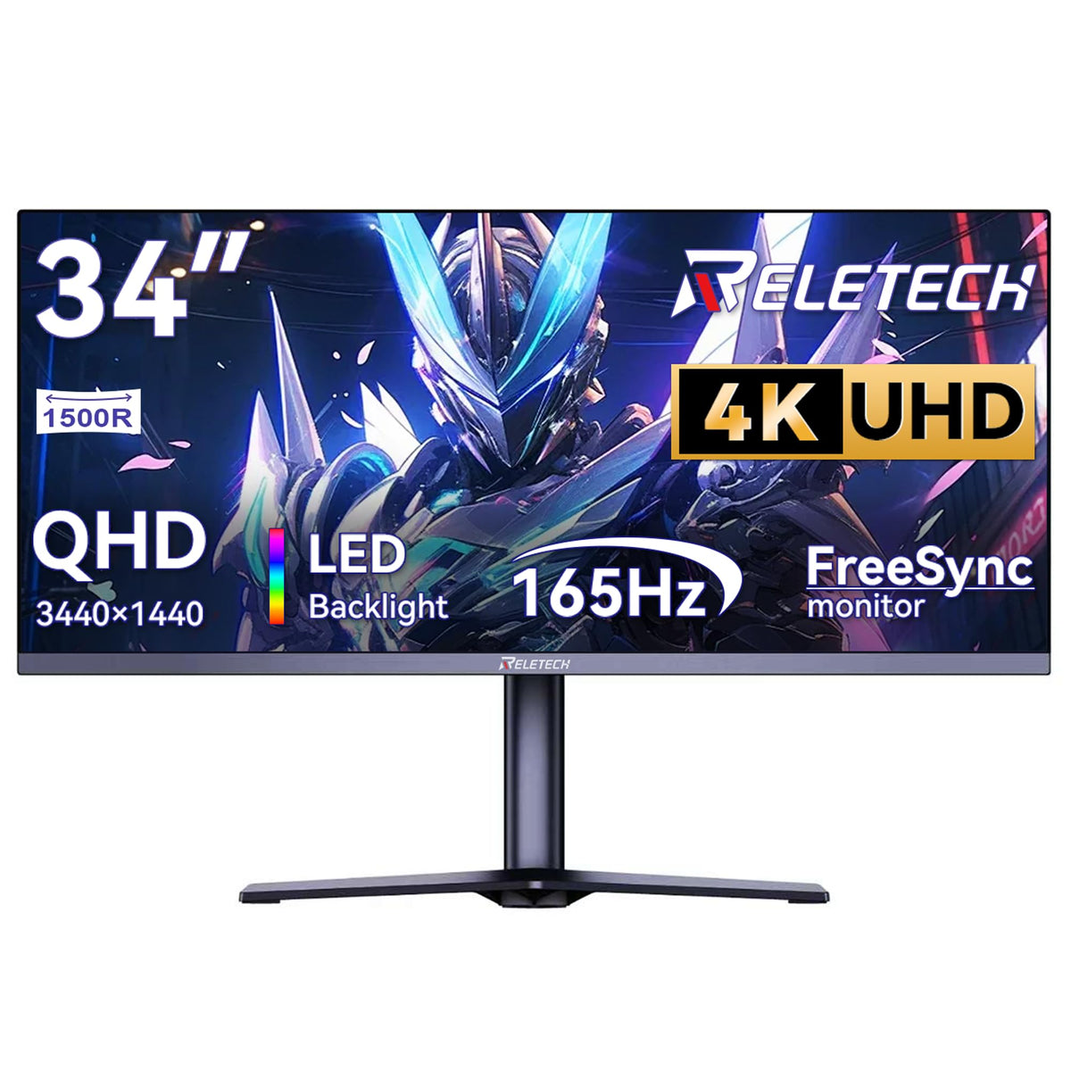 34 Inch Curved Ultrawide Gaming Monitor 21:9 WQHD 165Hz P767