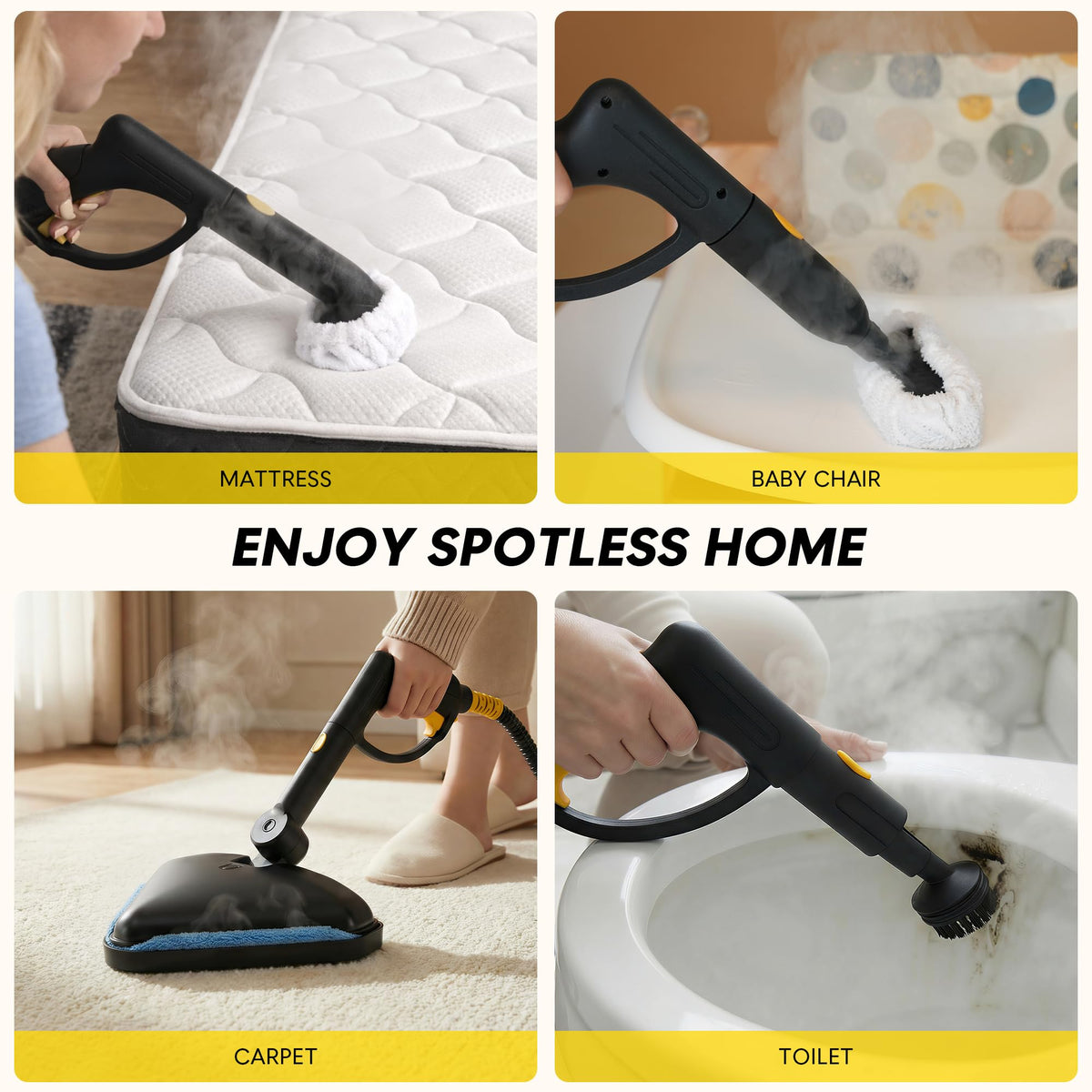 Heavy-Duty Steam Cleaner H7078