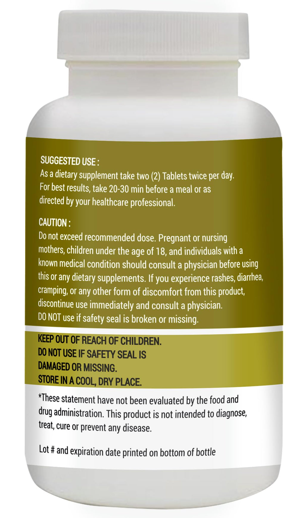 Papaya Leaf Extract 500 mg 240 Capsules D23475