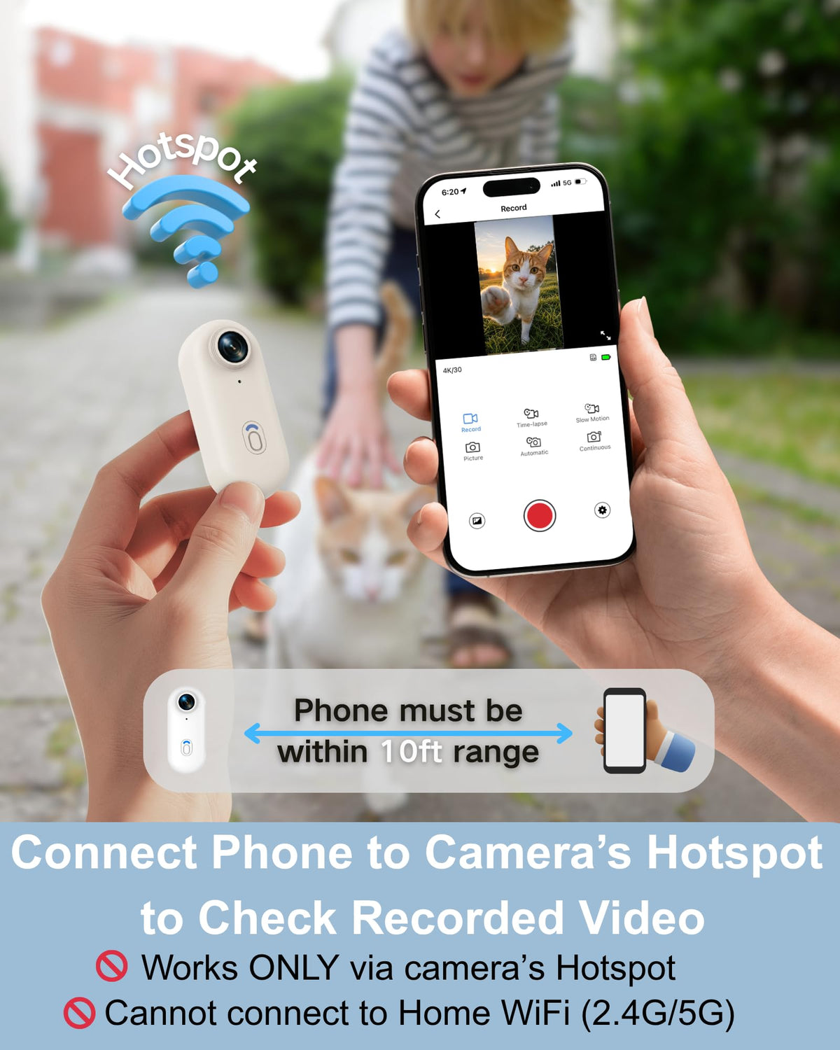 Cat Camera Collar with APP B53293