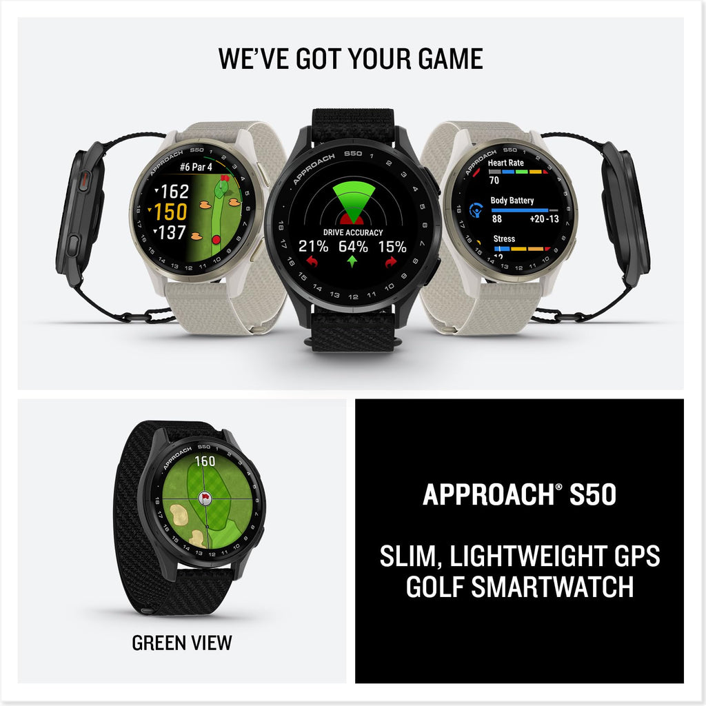 Slate Black Golf GPS Watch Z68255