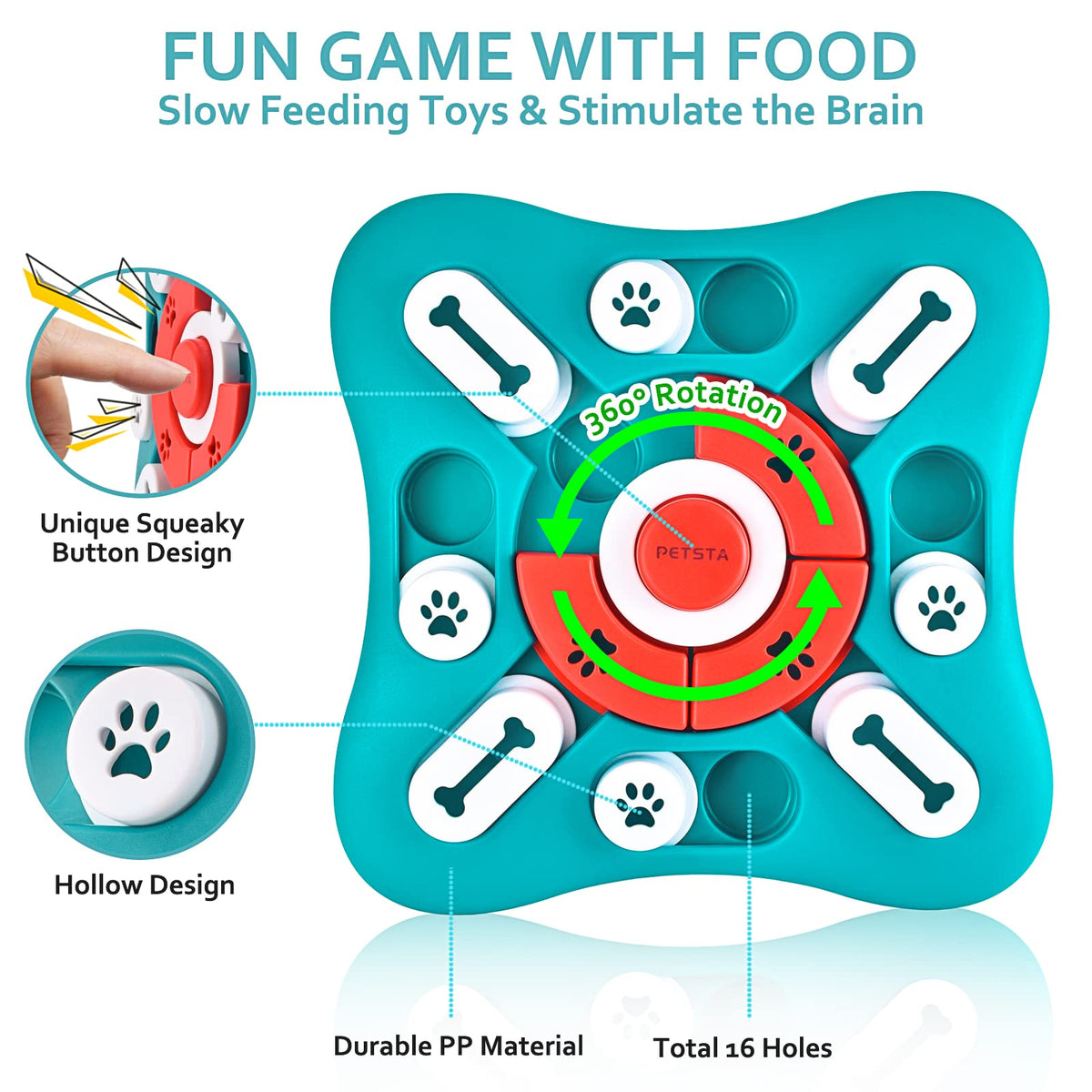 Dog Puzzle Treat Dispensing Toys G810