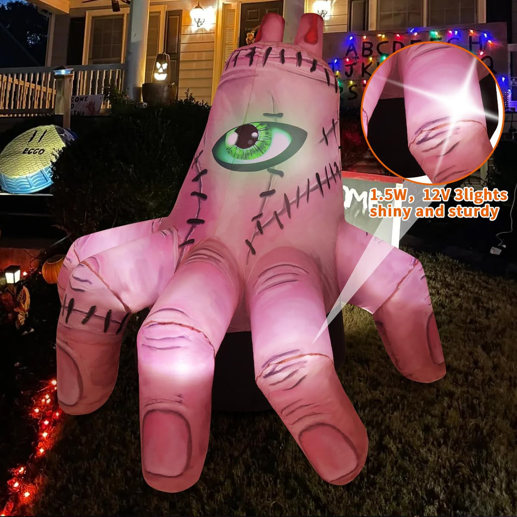 6 FT Halloween Inflatables with Built-in LEDs N647070
