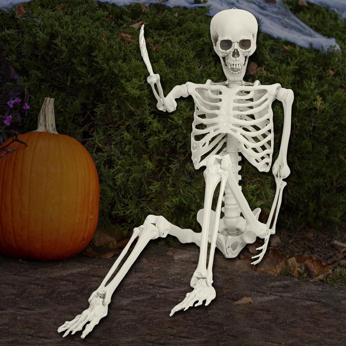 5.4ft Posable Plastic Skeleton N64526