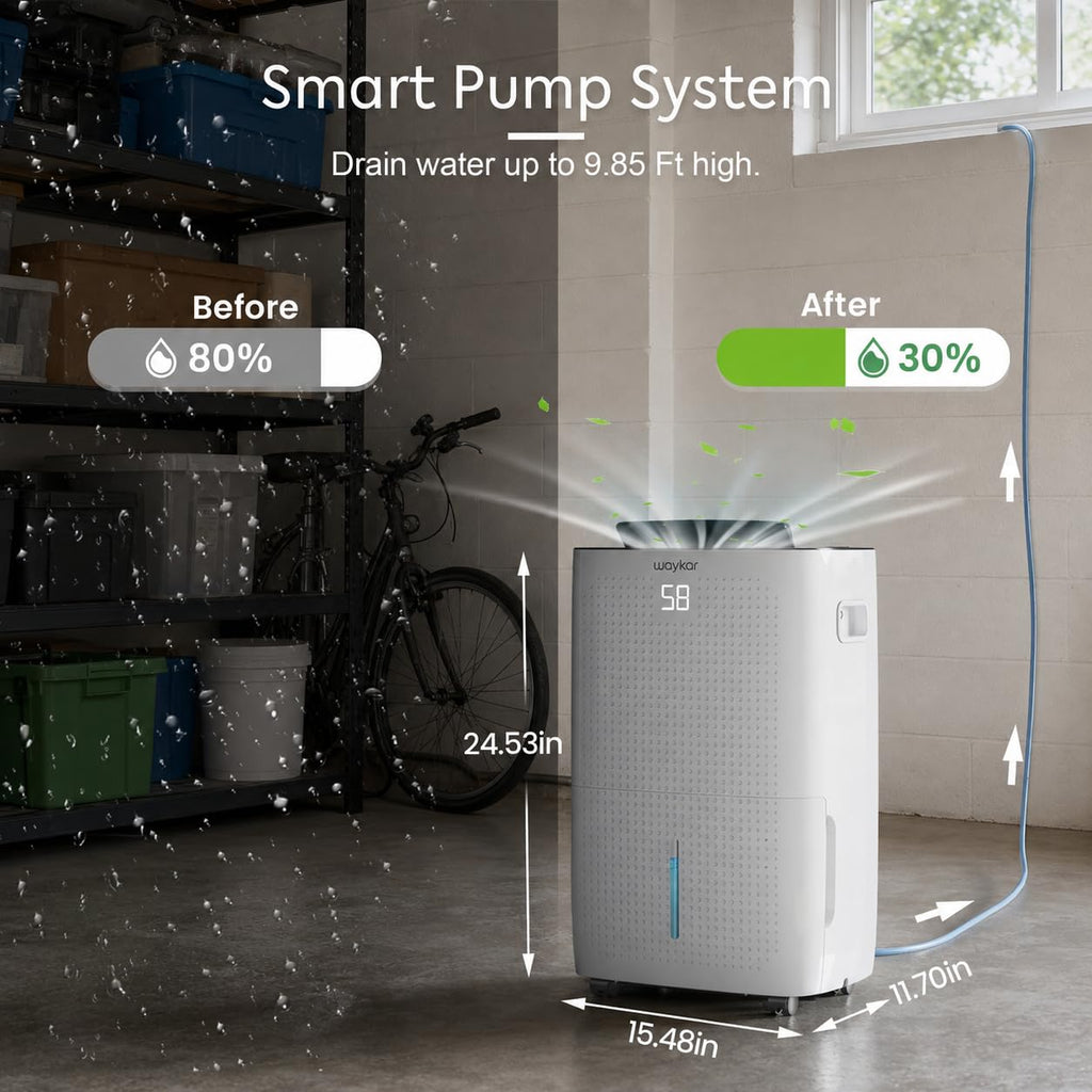 150 Pints Dehumidifier with Pump B396