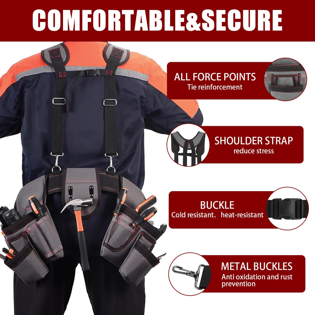 Heavy Duty 22 Pockets Adjustable Tool Belt X385586