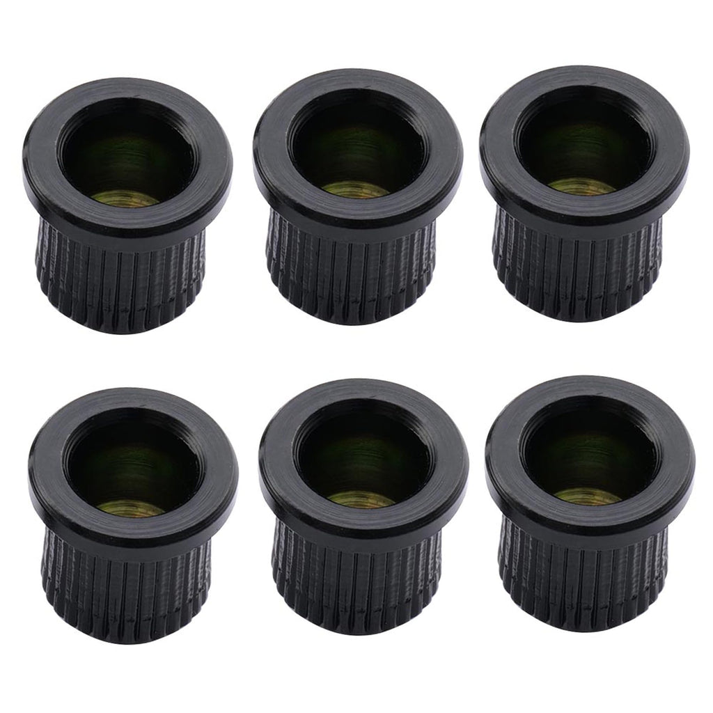Guitar String Ferrules, Black (Set of 6) D833109