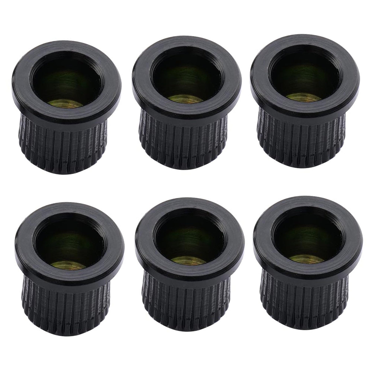 Guitar String Ferrules, Black (Set of 6) D833109