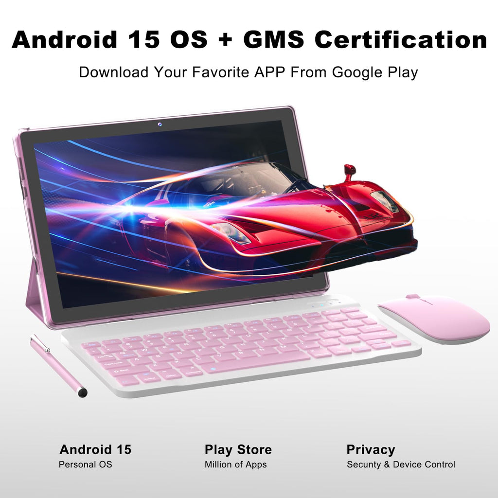 10 Inch Android Tablet with Keyboard 12GB RAM 64GB ROM C766634