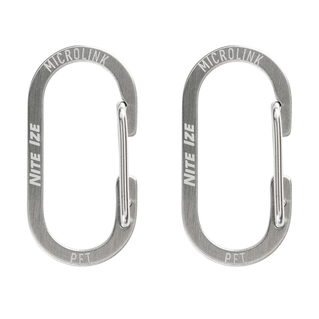 Stainless Steel Pet Tag Carabiner, 2 Count P431