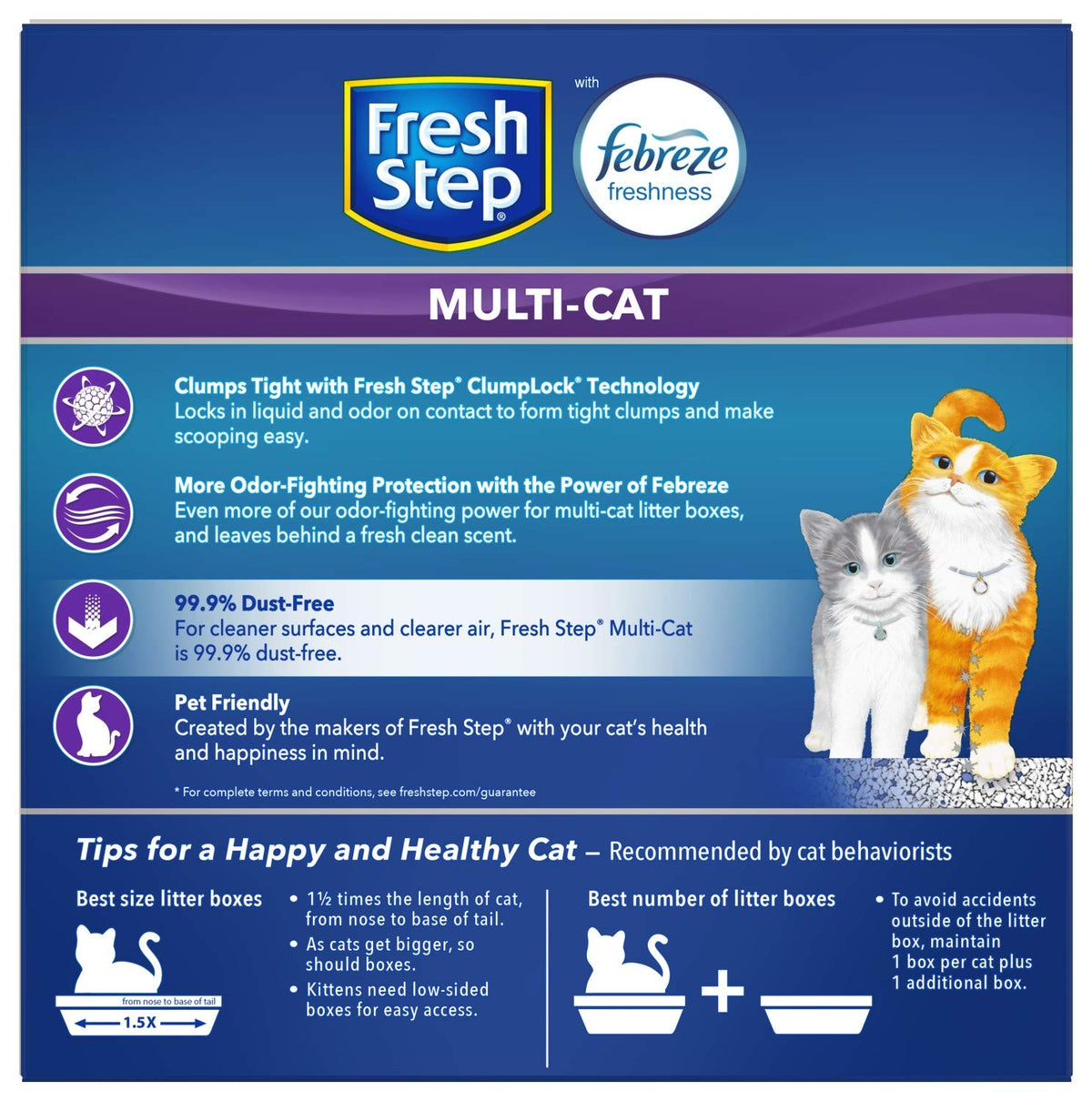 Clumping Cat Litter Multi-Cat Odor Control 14 lbs Pack of 2 I442253