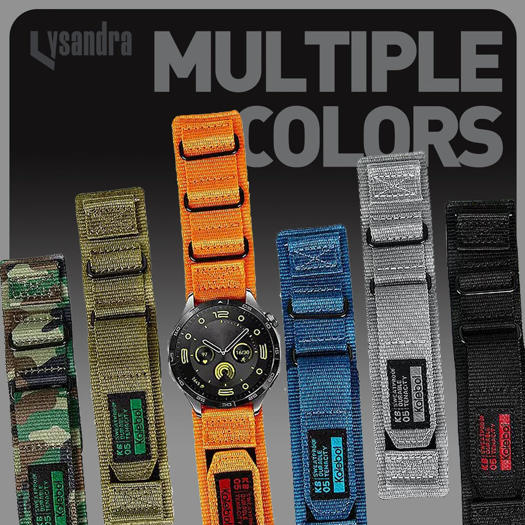 Nylon Sports Strap with Woven Design U89129