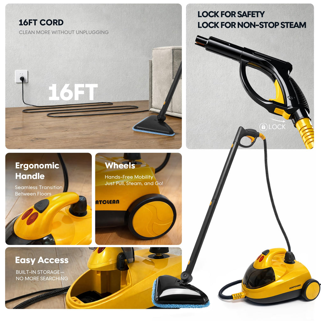 Heavy-Duty Steam Cleaner H7078