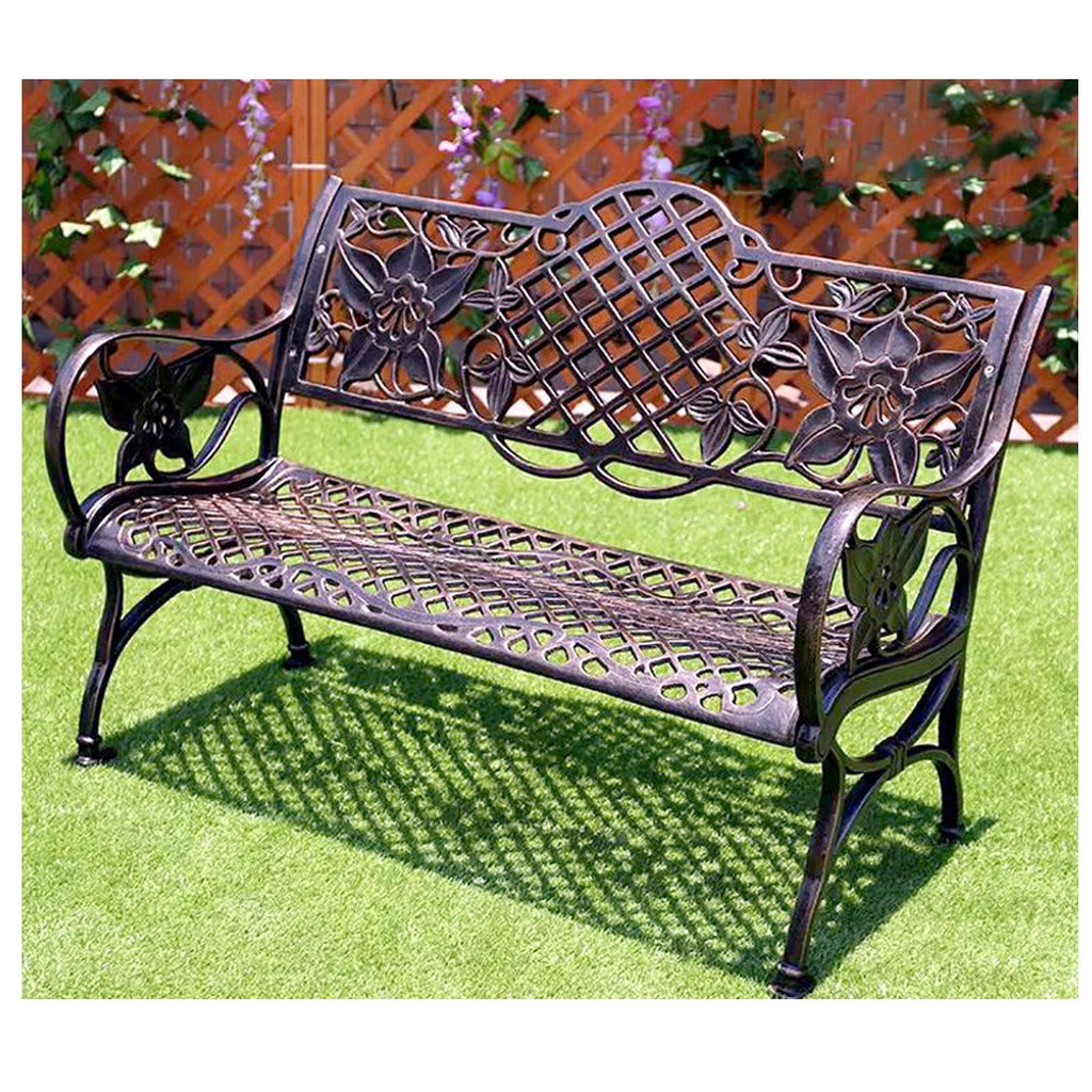 Heavy Duty Cast Iron Outdoor Bench D57474