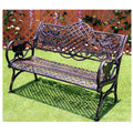 Heavy Duty Cast Iron Outdoor Bench D57474
