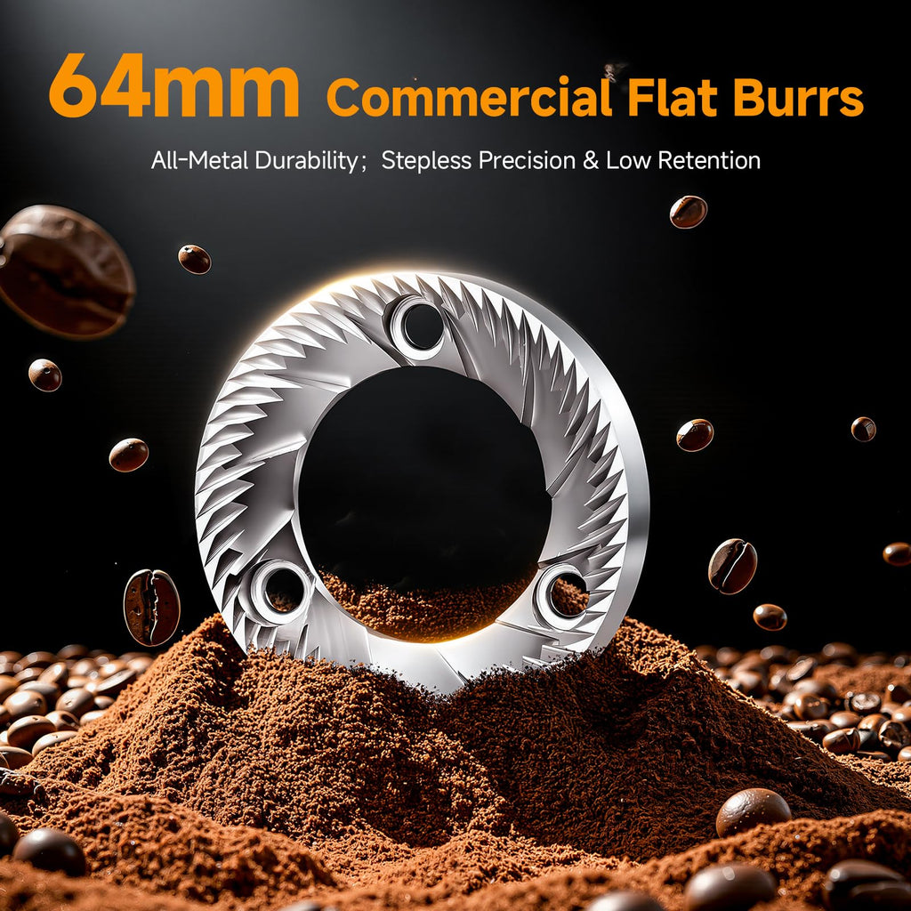 Commercial Flat Burr Espresso Bean Grinder I180541