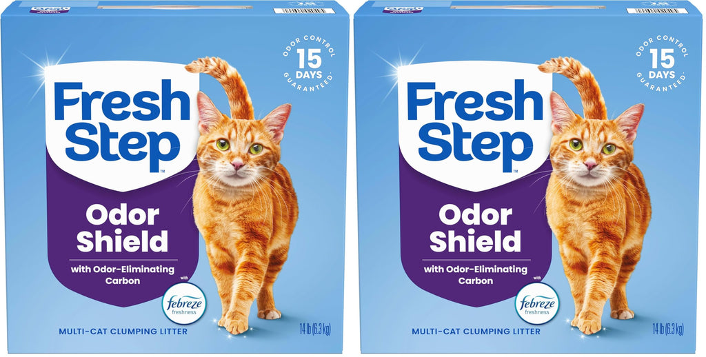 Clumping Cat Litter Multi-Cat Odor Control 14 lbs Pack of 2 I442253