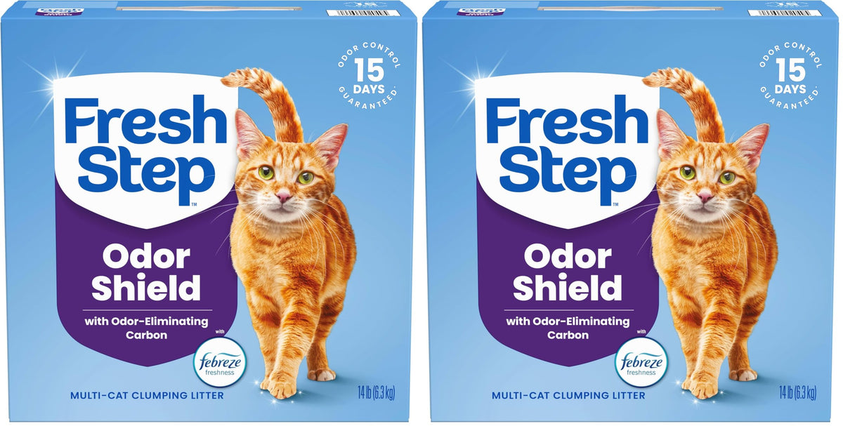 Clumping Cat Litter Multi-Cat Odor Control 14 lbs Pack of 2 I442253