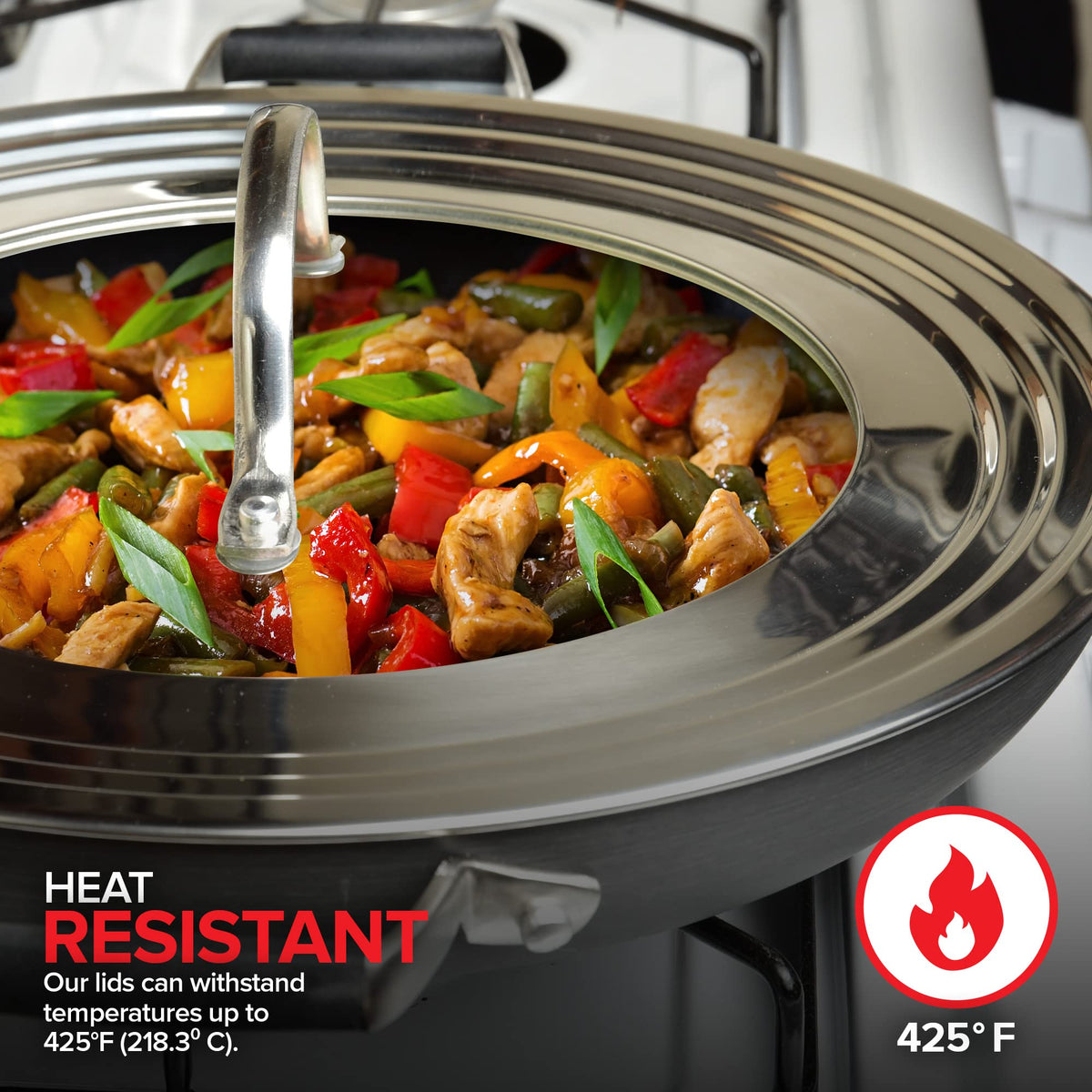 Tempered Glass Universal Lid for Pots & Pans I258