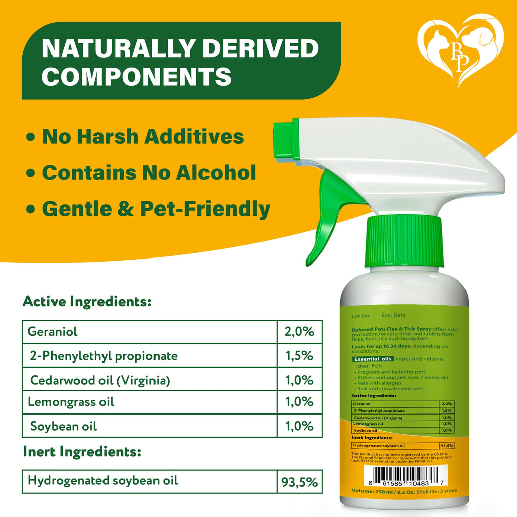 Natural Flea and Tick Home Spray N15824