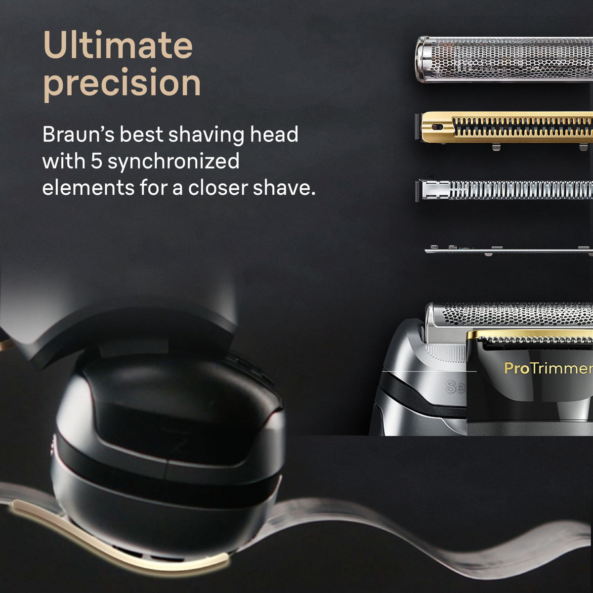 Electric Shaver with 5 Pro Shave Elements J145