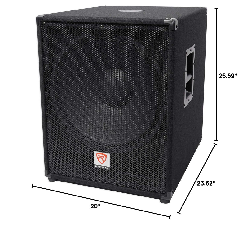 18" Passive 8-ohm Pro Audio Subwoofer with MDF Cabinet Z2166