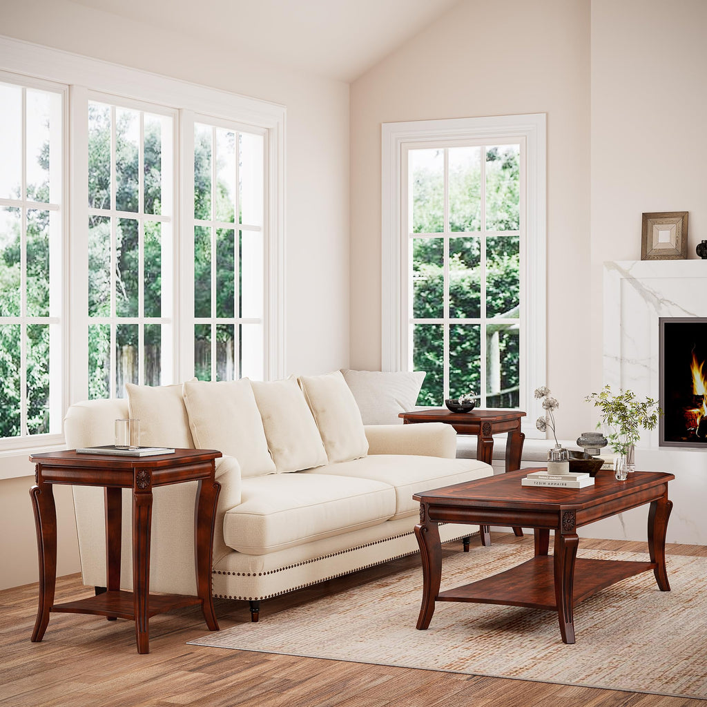 Rectangle Solid Wood Coffee Table T29271