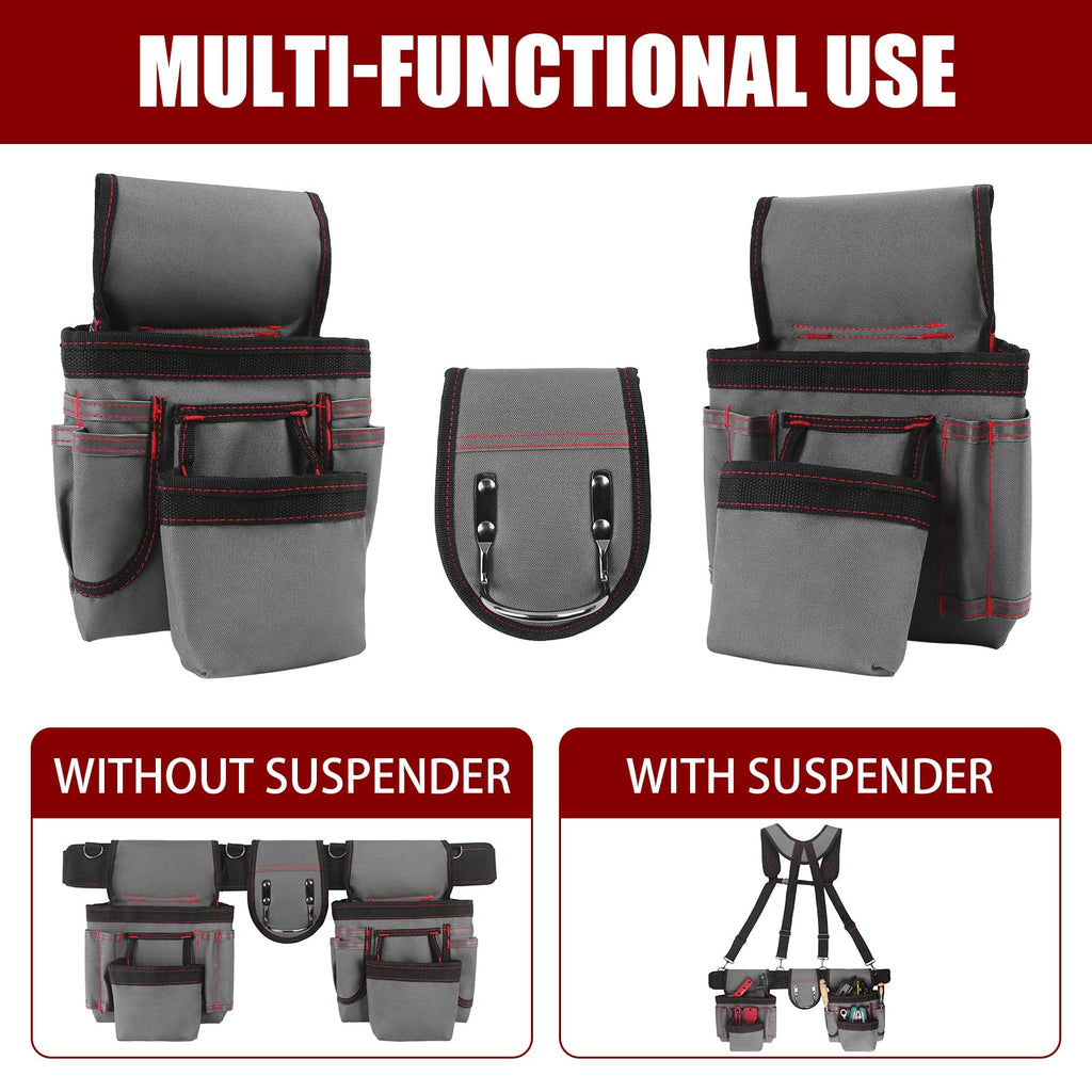 Heavy Duty 22 Pockets Adjustable Tool Belt X385586