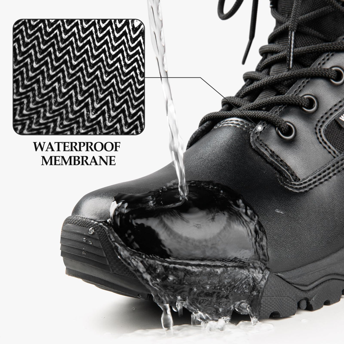 Lightweight Suede Leather Waterproof Work Boots P902