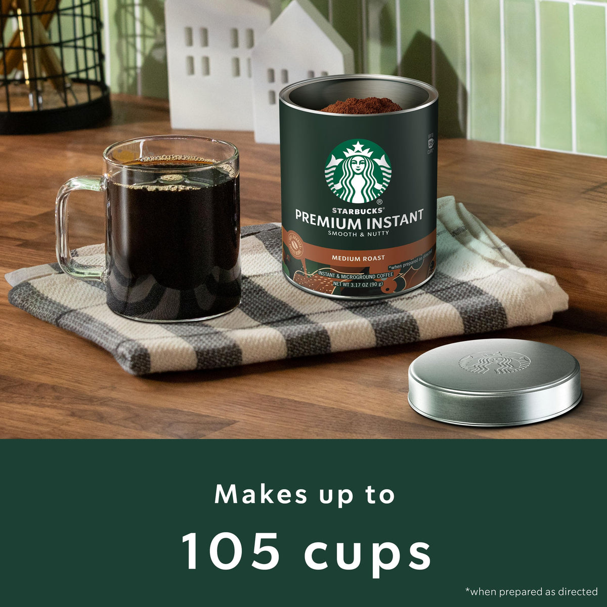 Medium Roast Instant Coffee 3 Tins 3.17 oz V3322