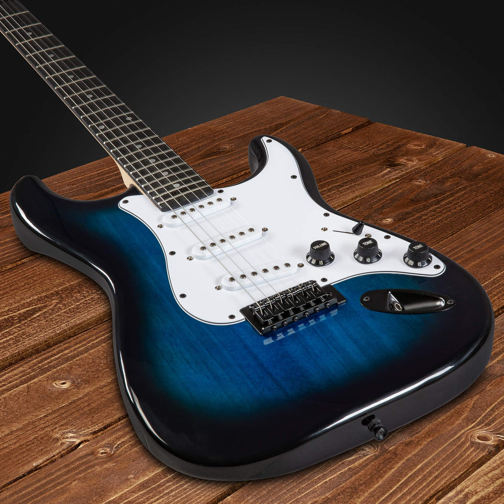 39 inch Electric Guitar Kit with Amplifier Blue C13991