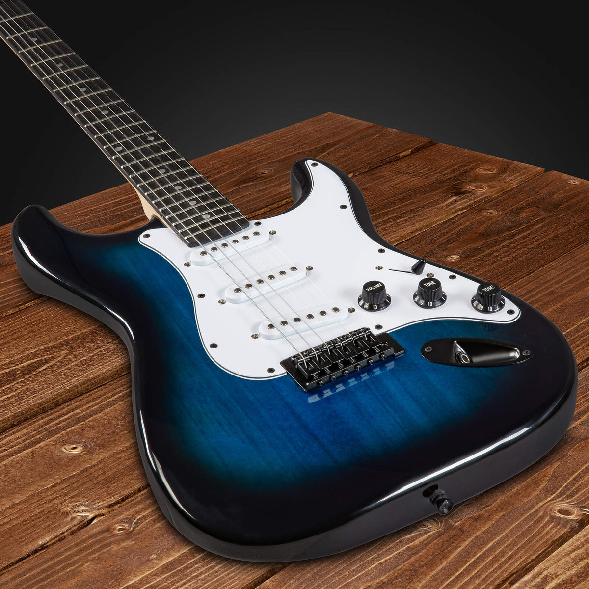 39 inch Electric Guitar Kit with Amplifier Blue C13991