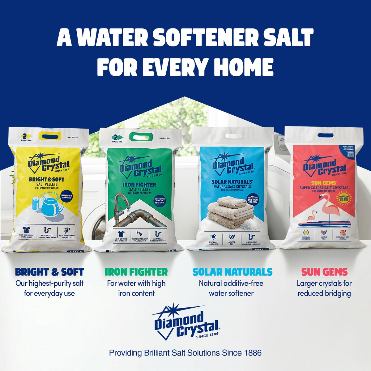 2 Pack Water Softener Salt, 40 lbs J928532