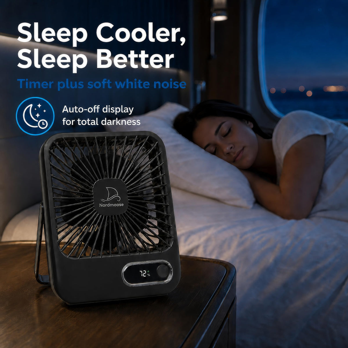 Portable USB Rechargeable Fan with Magnetic Hook N67431