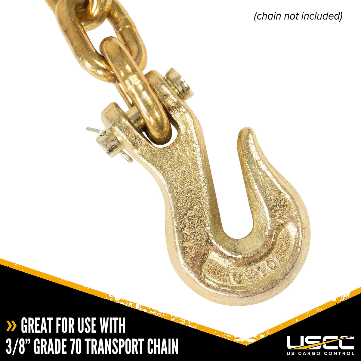 3/8 Inch Clevis Grab Hook 4-Pack Grade 70 J325326