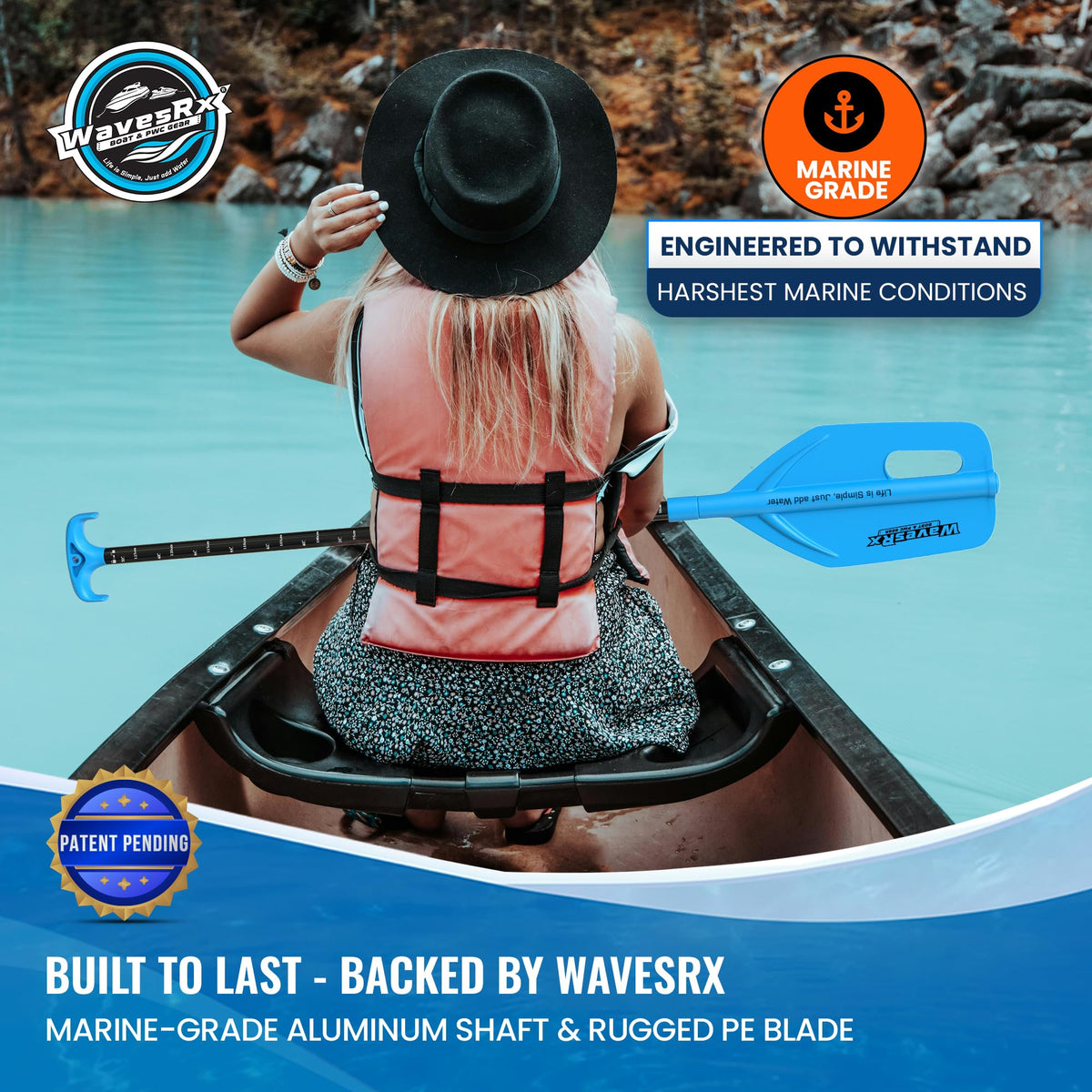 Telescoping Paddle with Docking Hook & Depth Gauge L763