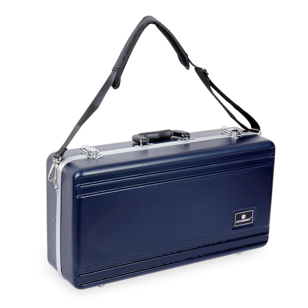 Textured Blue Velvet Interior Trumpet Case A571589