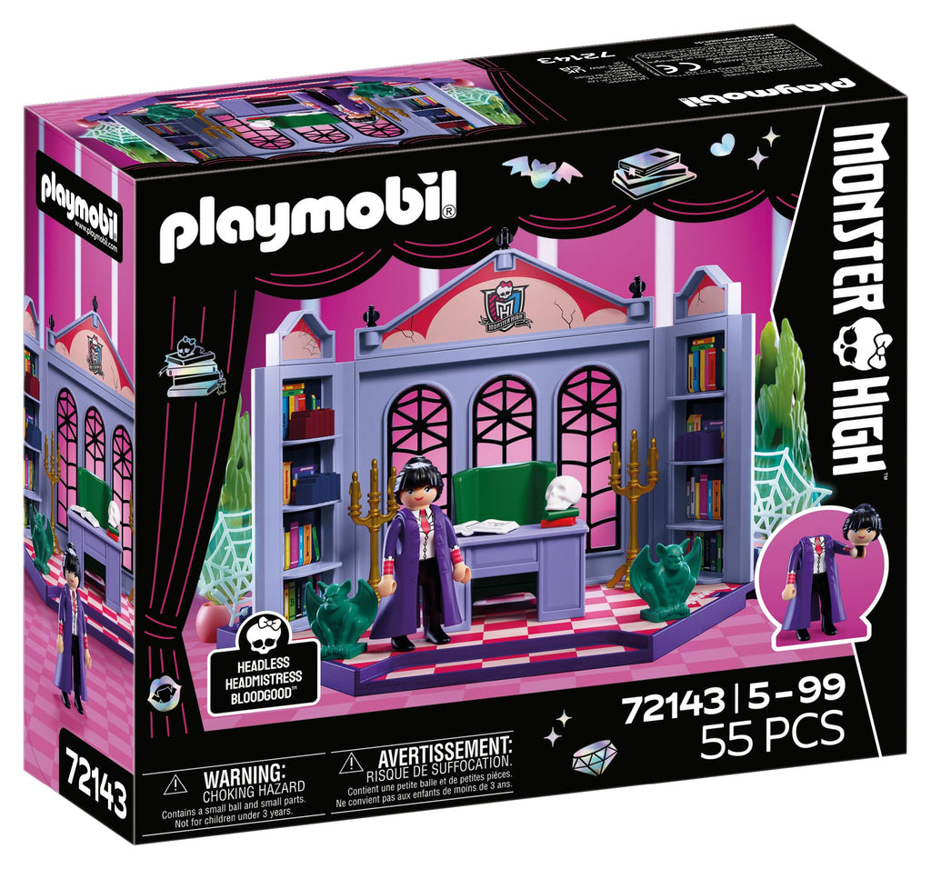 Monster High Office Playset with Desk and Glow-in-the-Dark Spider Webs L79147