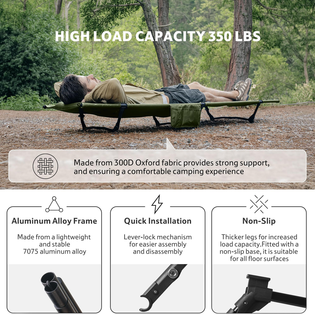Folding Camping Cot X213
