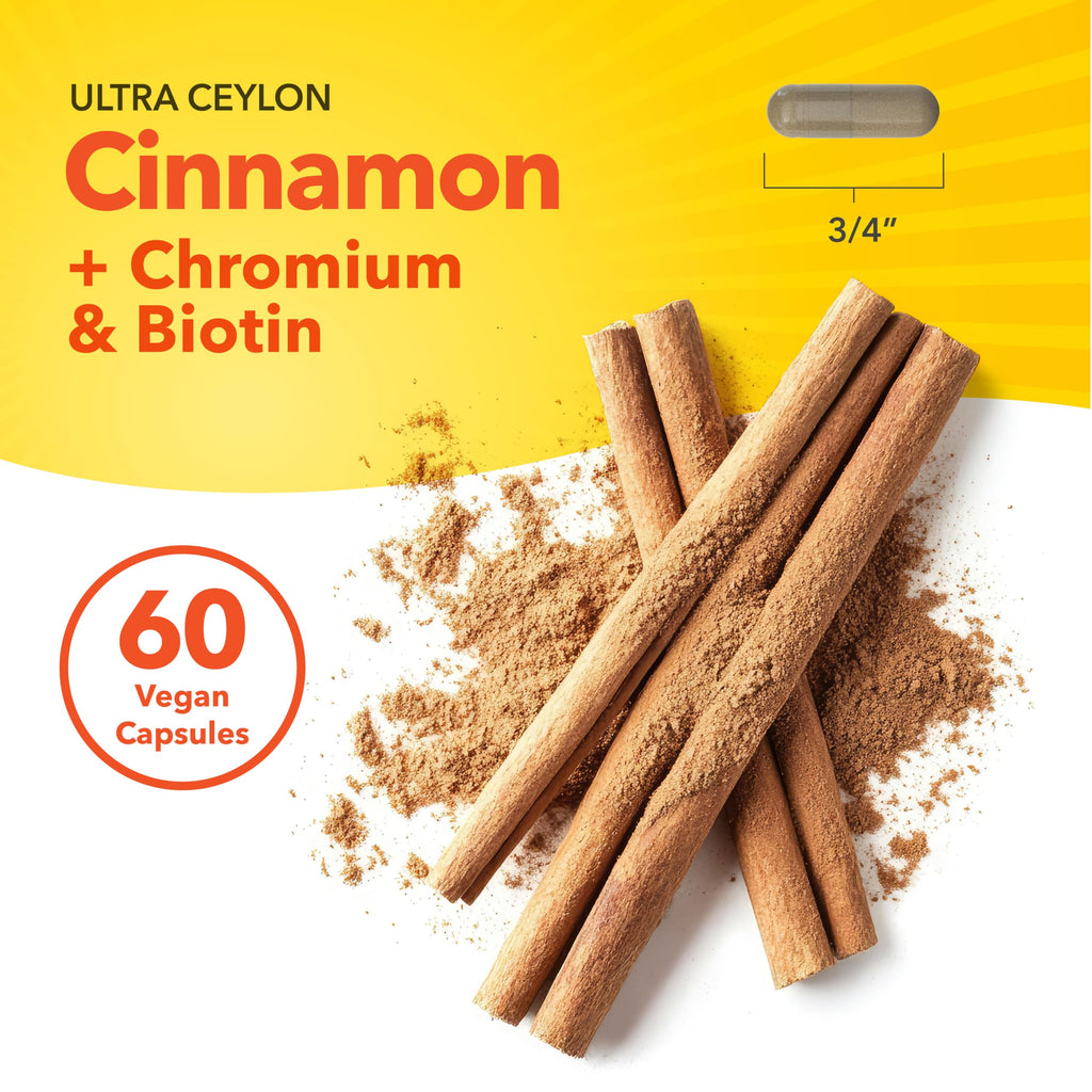 Cinnamon Capsules with Chromium and Biotin N980