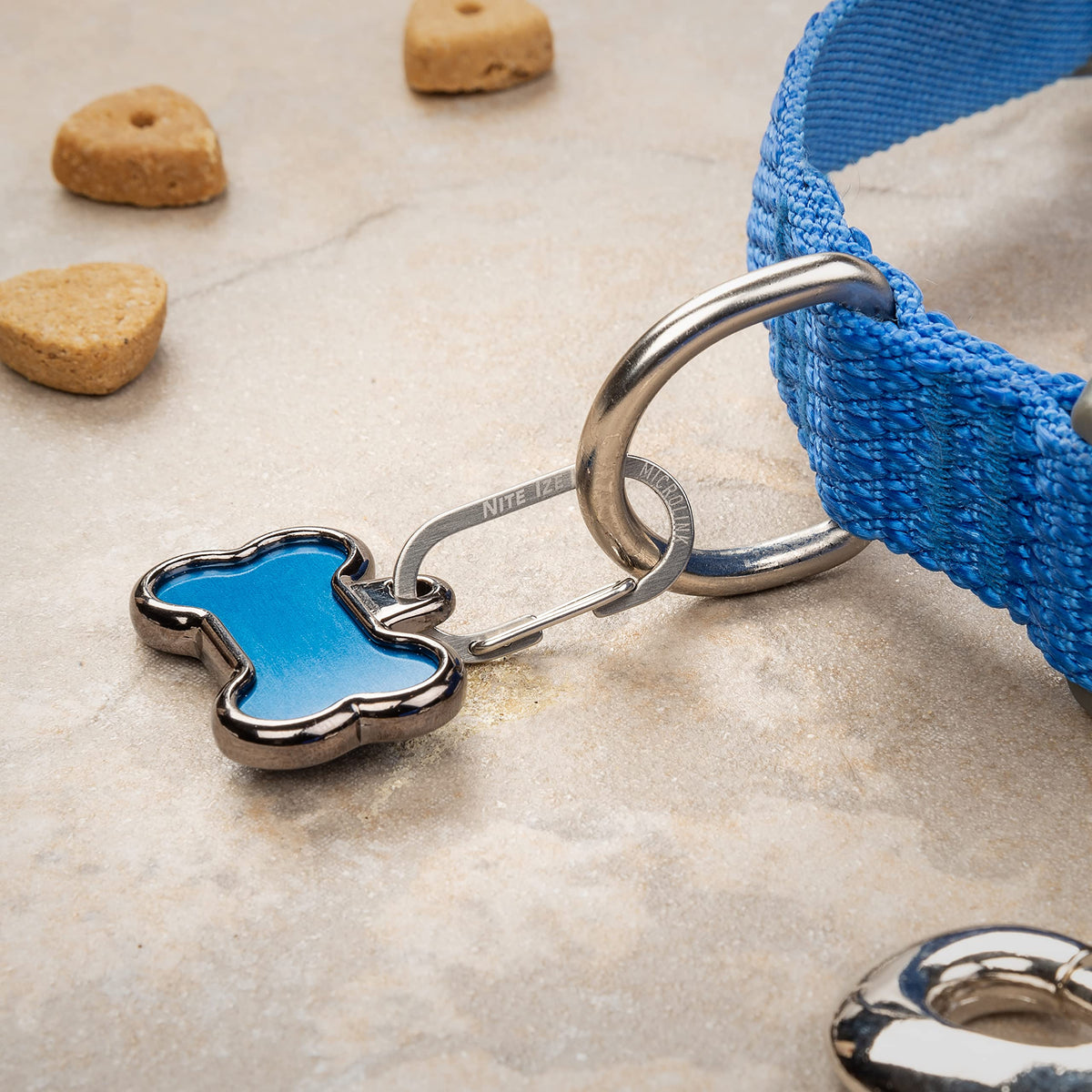 Stainless Steel Pet Tag Carabiner, 2 Count P431