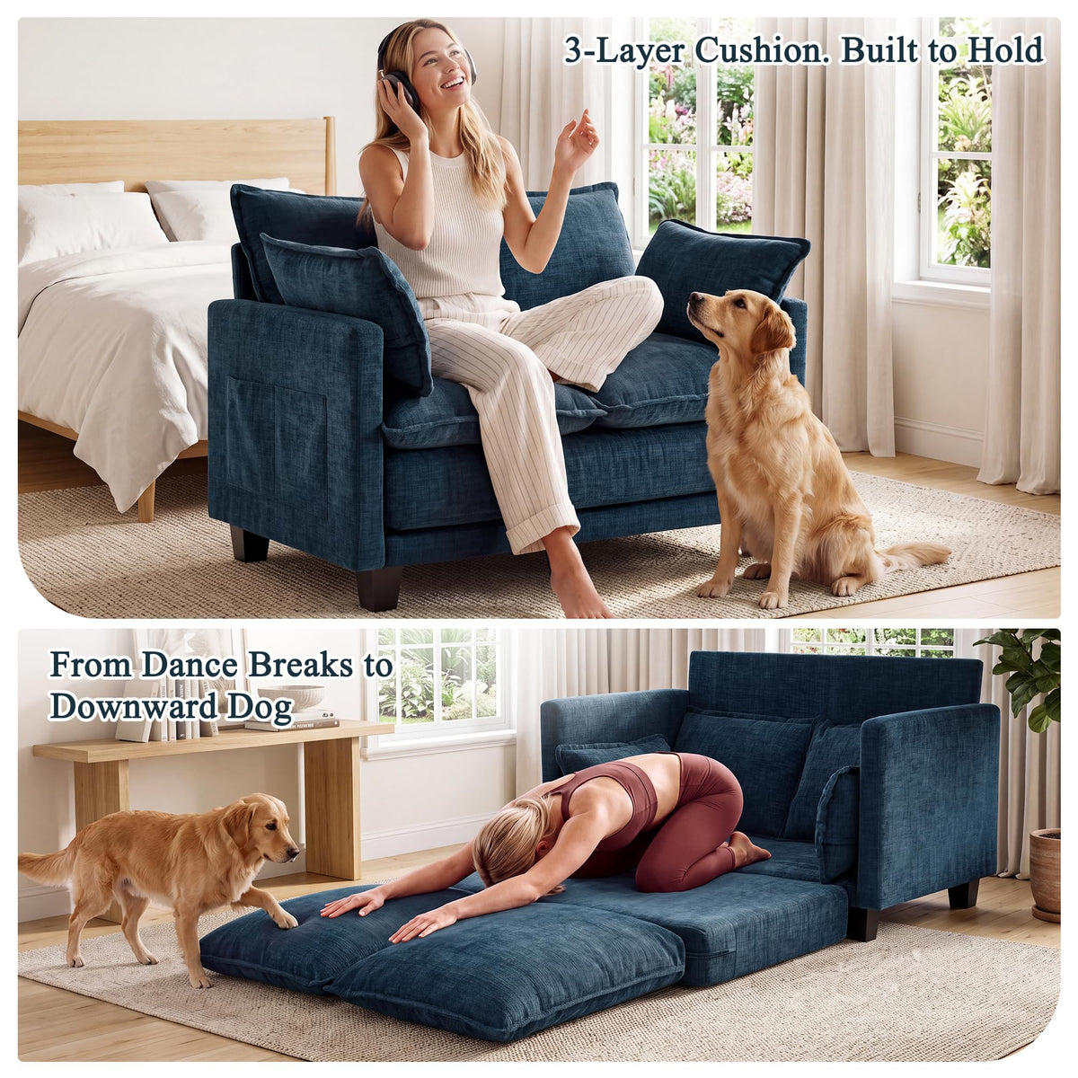 49" Convertible Sofa Bed G674848